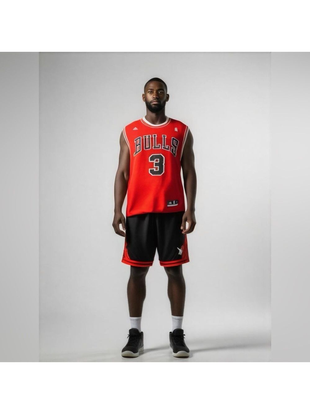 Men's Adidas Bulls Basketball Jersey Red Size S